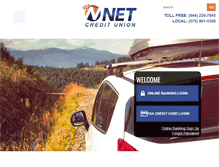 Tablet Screenshot of netcreditunion.com